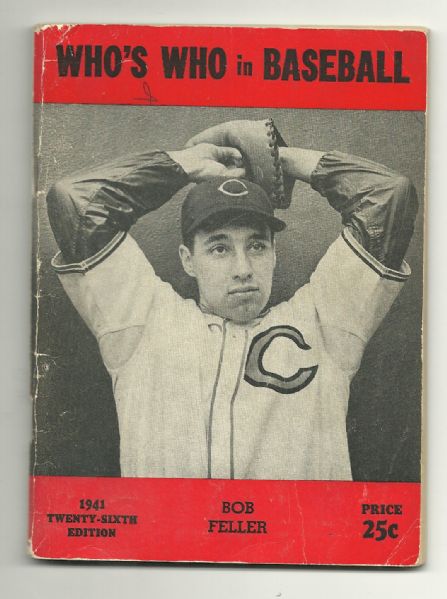 1941 Bob Feller Who's Who in Baseball