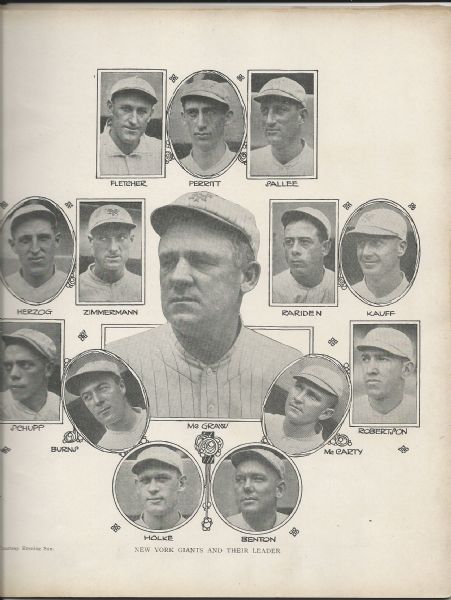 1917 World Series Program at Brush Stadium/Polo Grounds