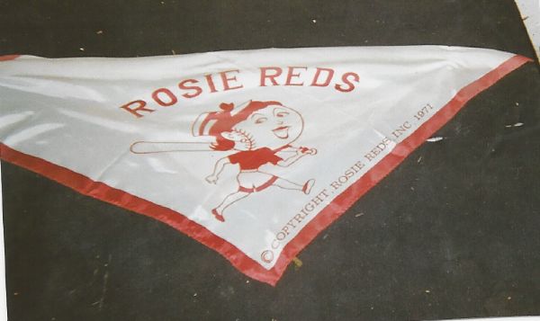 Rosie Reds (Cincinnati Reds) Large Size Silk Banner