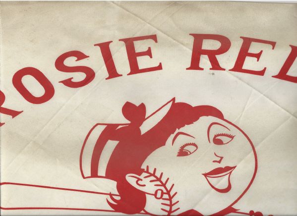 Rosie Reds (Cincinnati Reds) Large Size Silk Banner