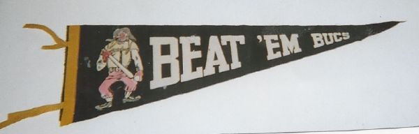 1960 Pittsburgh Pirates Beat 'Em Bucs Felt Pennant