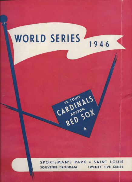 1946 World Series Program at St. Louis