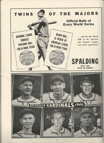 Lot Detail - 1946 World Series Program at St. Louis