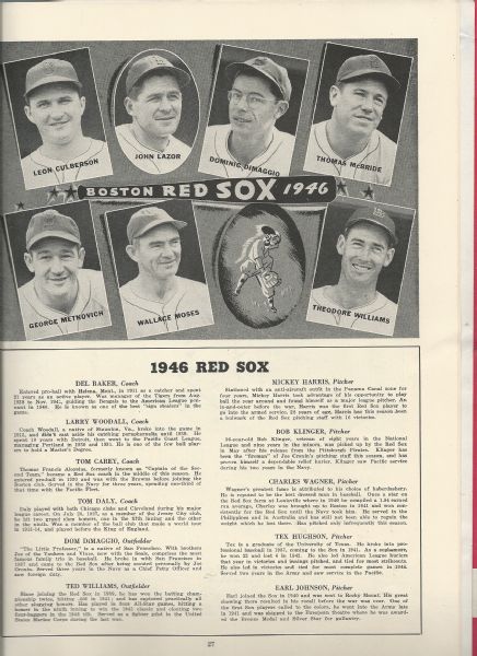 1946 World Series Program at St. Louis