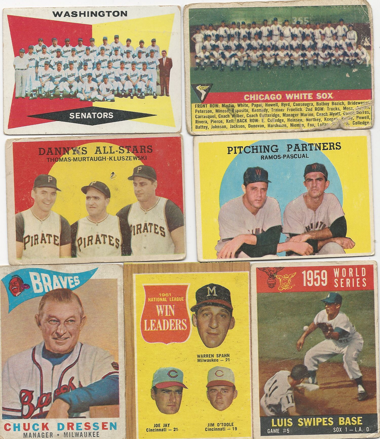 Lot Detail - 1950's - 60's Big Lot of (48) Assorted Baseball Cards