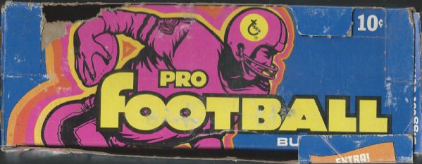 1973 Topps Football Empty Wax Display Box