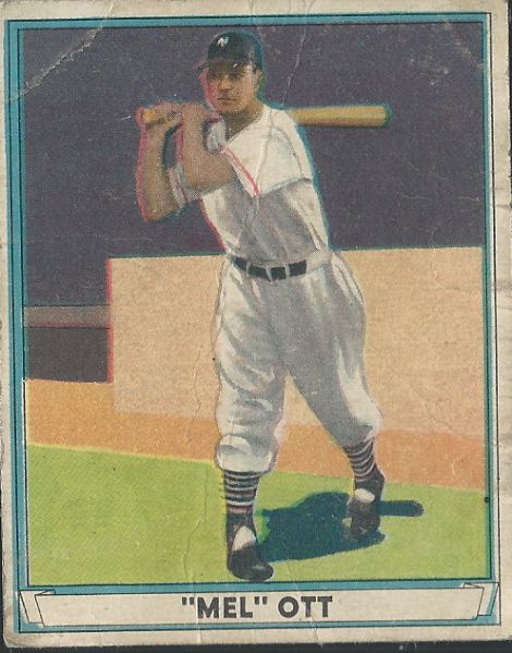 1941 Mel Ott (HOF) Play Ball Baseball Card