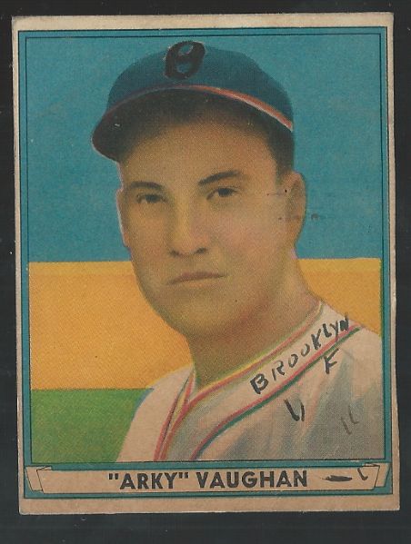 1941 Arky Vaughan (HOF) Play Ball Baseball Card