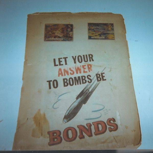 1942 War Gum Cards Lot of (40) Affixed to Scrapbook Pages