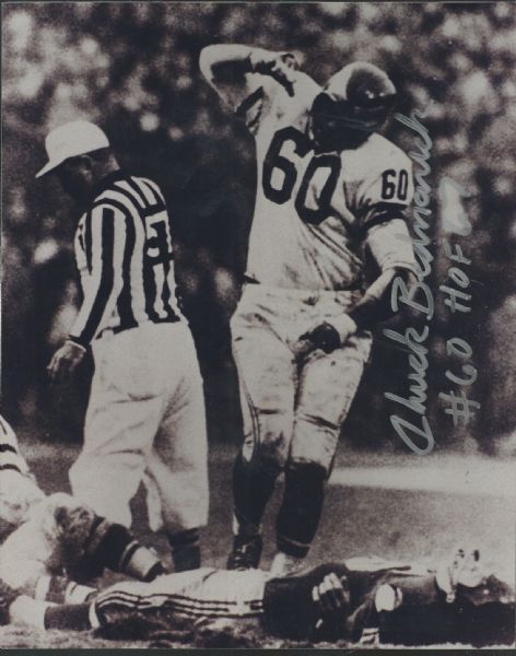 Chuck Bednarik (HOF - NFL) Autographed 8 x 10 Photo