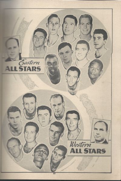 1958 NBA All-Star Game Official Program at St. Louis