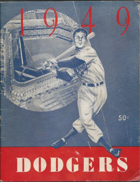 1949 Brooklyn Dodgers Official Yearbook