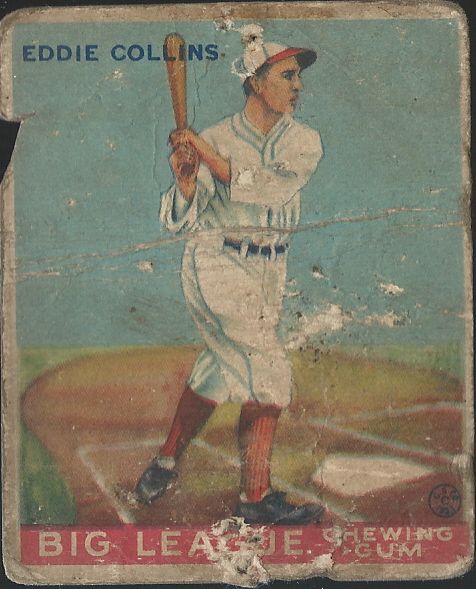 1933 Goudey Eddie Collins (HOF) Baseball Card