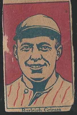 1920's Burleigh Grimes (HOF) Baseball Strip Card