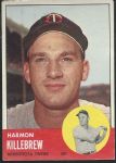 1963 Harmon Killebrew High Grade Topps Baseball Card