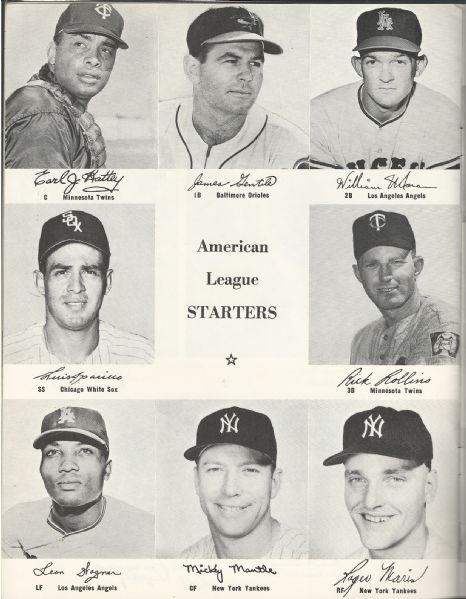 1962 MLB All-Star Game Official Program at Wrigley Field