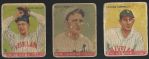 1933 Goudey Baseball Card Lot of (3)