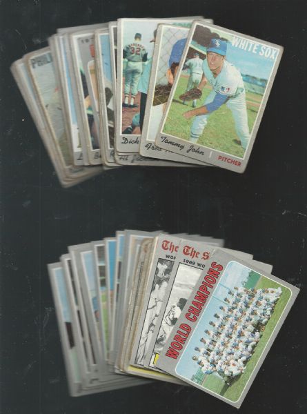 1970 Topps Lot of (50) Baseball Cards # 1