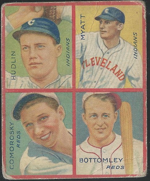 1935 Goudey 4 in 1 Card with Jim Bottomley (HOF)