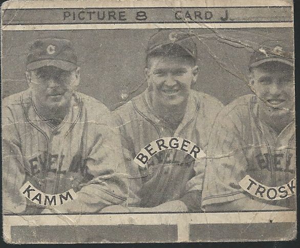 1935 Goudey 4 in 1 Baseball Card with Philadelphia Athletics
