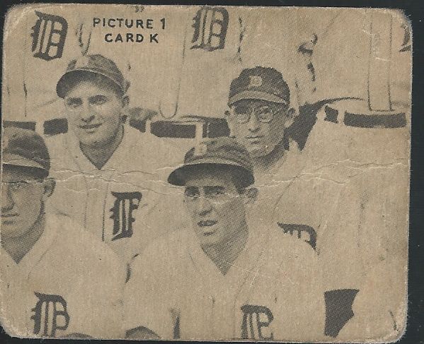 1935 Goudey 4 in 1 Baseball Card with Bill Terry (HOF) & Travis Jackson (HOF)