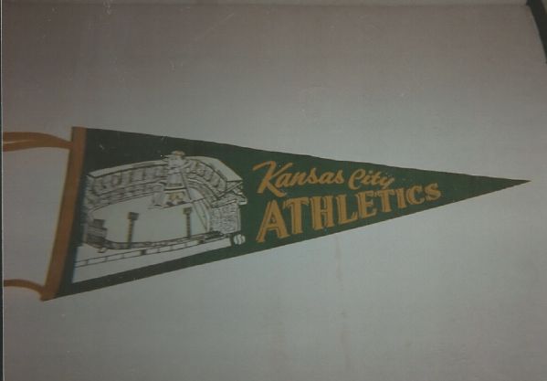 1960's Kansas City Athletics Felt Pennant