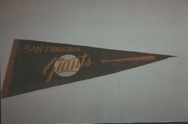 Circa early 1960's San Francisco Giants Pennant