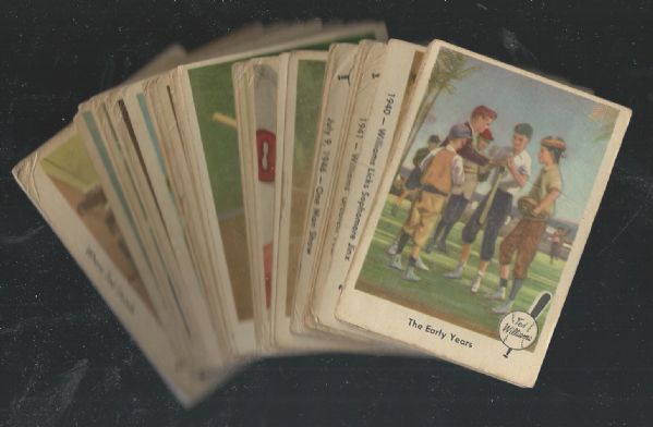 1959 Ted Williams Fleer Partial Set of (28) Cards