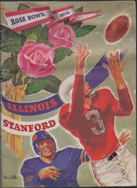 1952 Rose Bowl Program (Illinois vs Stanford) 