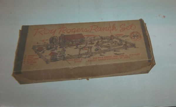 Circa 1950's Roy Rogers Western Ranch Set with Original Box