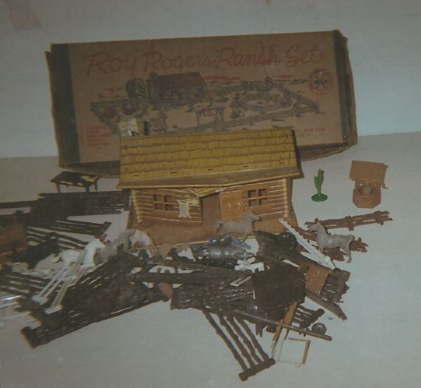 Circa 1950's Roy Rogers Western Ranch Set with Original Box