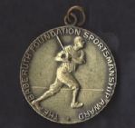 C. Late 1940s Babe Ruth Foundation Medallion, Chain and Original Box