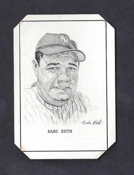 1950 Babe Ruth Callahan Baseball Card