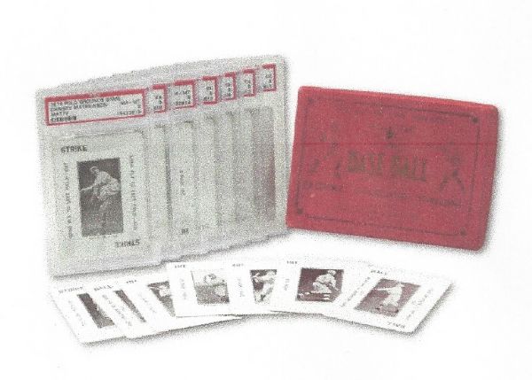 1914 Polo Grounds Baseball Card Game Original Empty Display Box