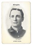 1906 Fan Craze Card - Wm. Holmes of the Chicago (AL) Ball Club 