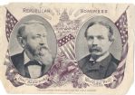 1892 Benjamin Harrison (with Whitelaw Reid) Republican Presidential Candidacy Trade Card