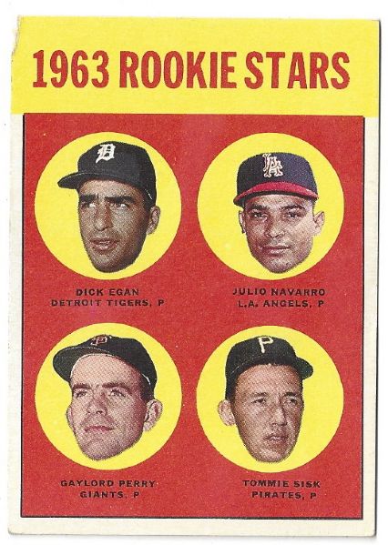 1963 Gaylord Perry (HOF) Rookie Card
