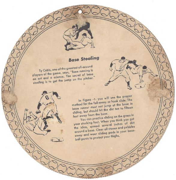 1950 Stan Musial All-Star Pin-Up Disc