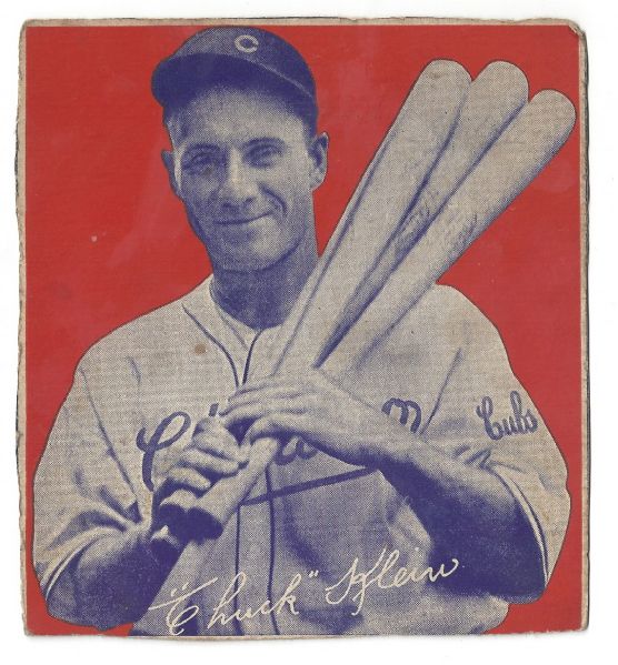 1935 Chuck Klein (HOF) Wheaties Panel from Box