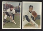 C. Late 1960s NY Yankees Publicity Photo Lot of (2) 