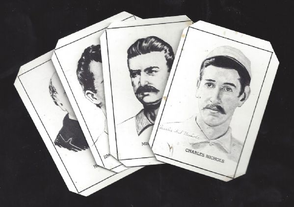 1950 Callahan's Baseball Card Lot of (4) 19th Century Players