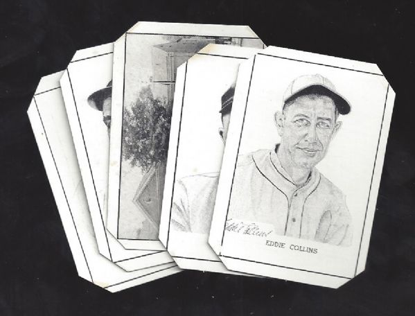 1950 Callahan's Baseball card Lot of (5) with Grover Cleveland Alexander