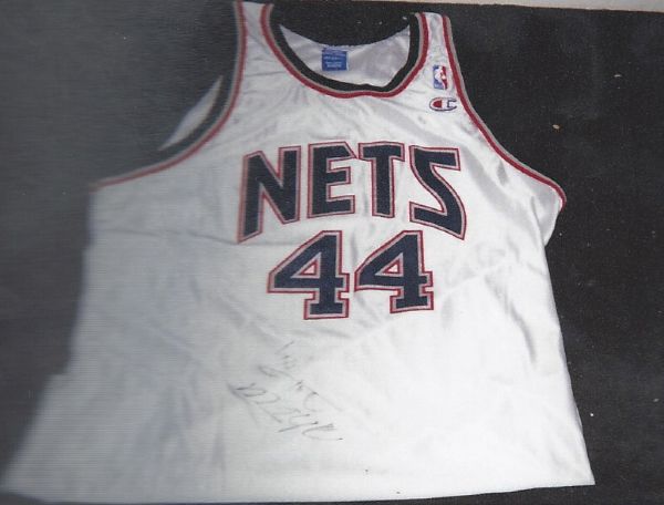 C. 1990's Keith Van Horn (NJ Nets - NBA) Autographed NBA Authentic Jersey