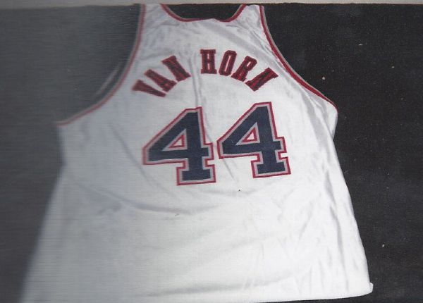 C. 1990's Keith Van Horn (NJ Nets - NBA) Autographed NBA Authentic Jersey