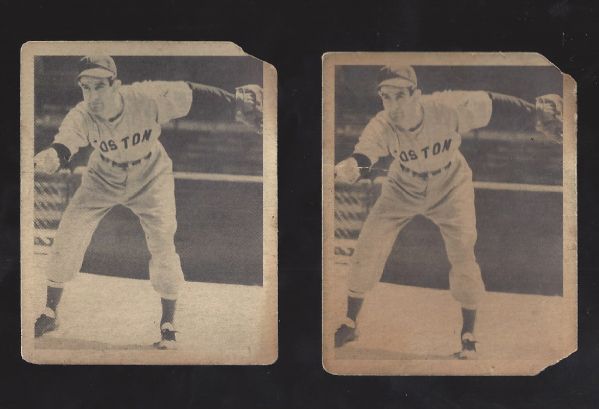 1939 Play Ball Baseball Cards Lot of (2) Lesser Condition - Elden Auker