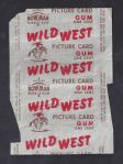 1949 Bowman Gum Wild West Cards 1 Cent Wrapper
