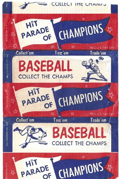 1952 Berk Ross Baseball Wrapper