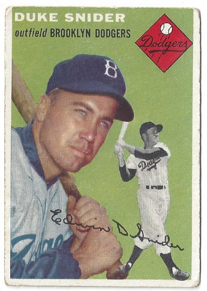 1954 Duke Snider (Brooklyn Dodgers) Topps Baseball Card