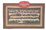 1955 Brooklyn Dodgers (World Champions) Large Size Schaefer Beer Cardboard Display Piece