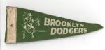 1950s Brooklyn Dodgers Mini Pennant